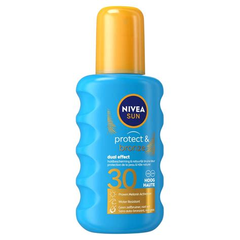 nivea sun bronze sunscreen.